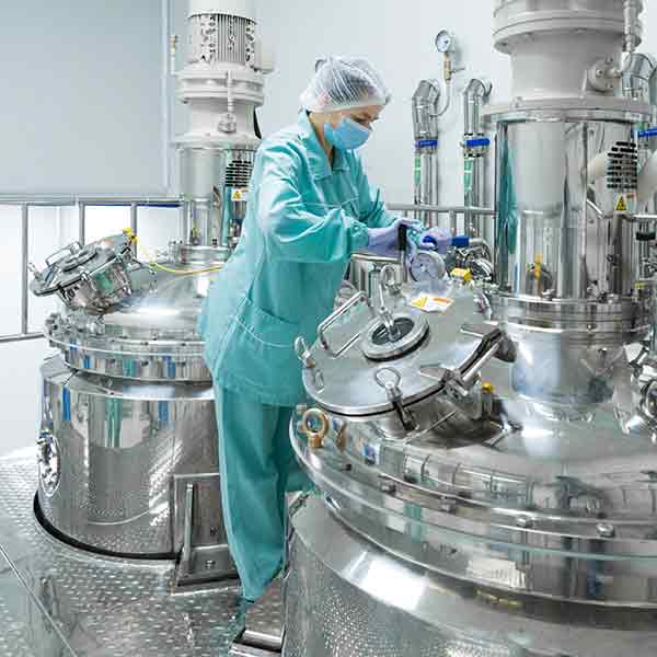 Production of synthetic vitamins